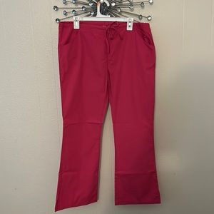 pink scrub pants